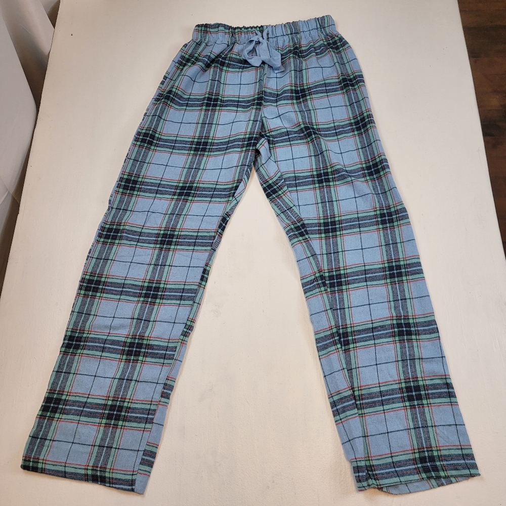 Blue Plaid Pajama Pants